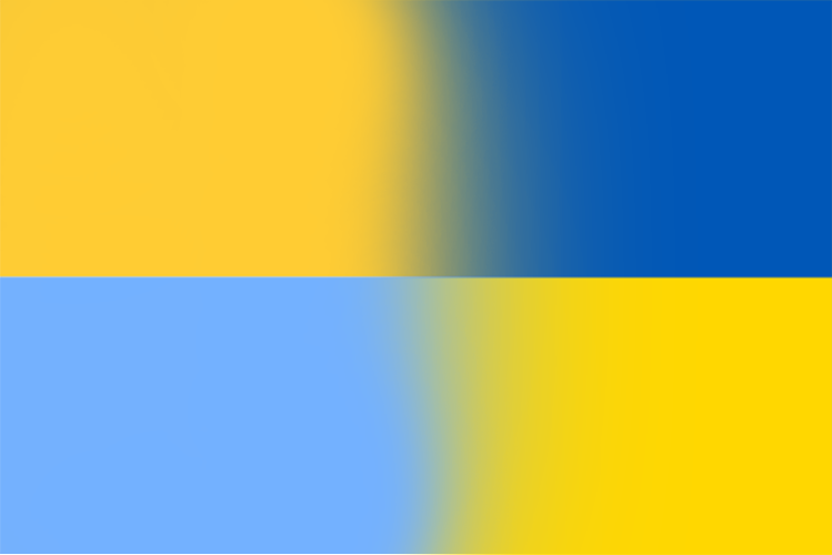 Le drapeau de l'Ukraine est-il jaune et bleu ou bleu et jaune ?