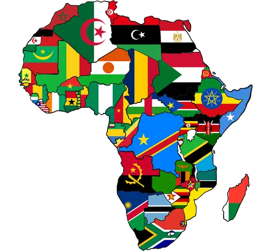 Drapeaux des pays d'Afrique