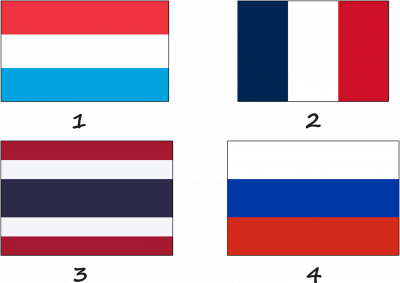 Quels sont les drapeaux dont la conception est similaire à celle du drapeau des Pays-Bas ?