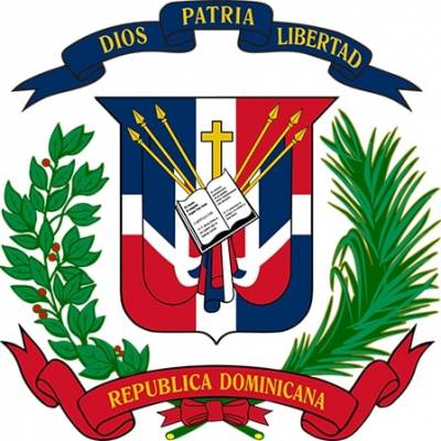 Les armoiries de la République dominicaine