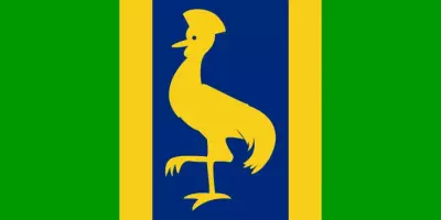 Le drapeau de l'Ouganda dessiné par le Parti démocratique en 1962