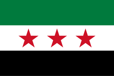 Drapeau actuel de la Syrie